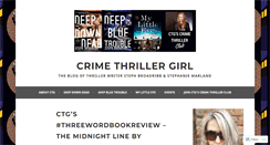 Desktop Screenshot of crimethrillergirl.com