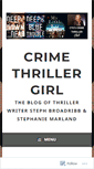 Mobile Screenshot of crimethrillergirl.com